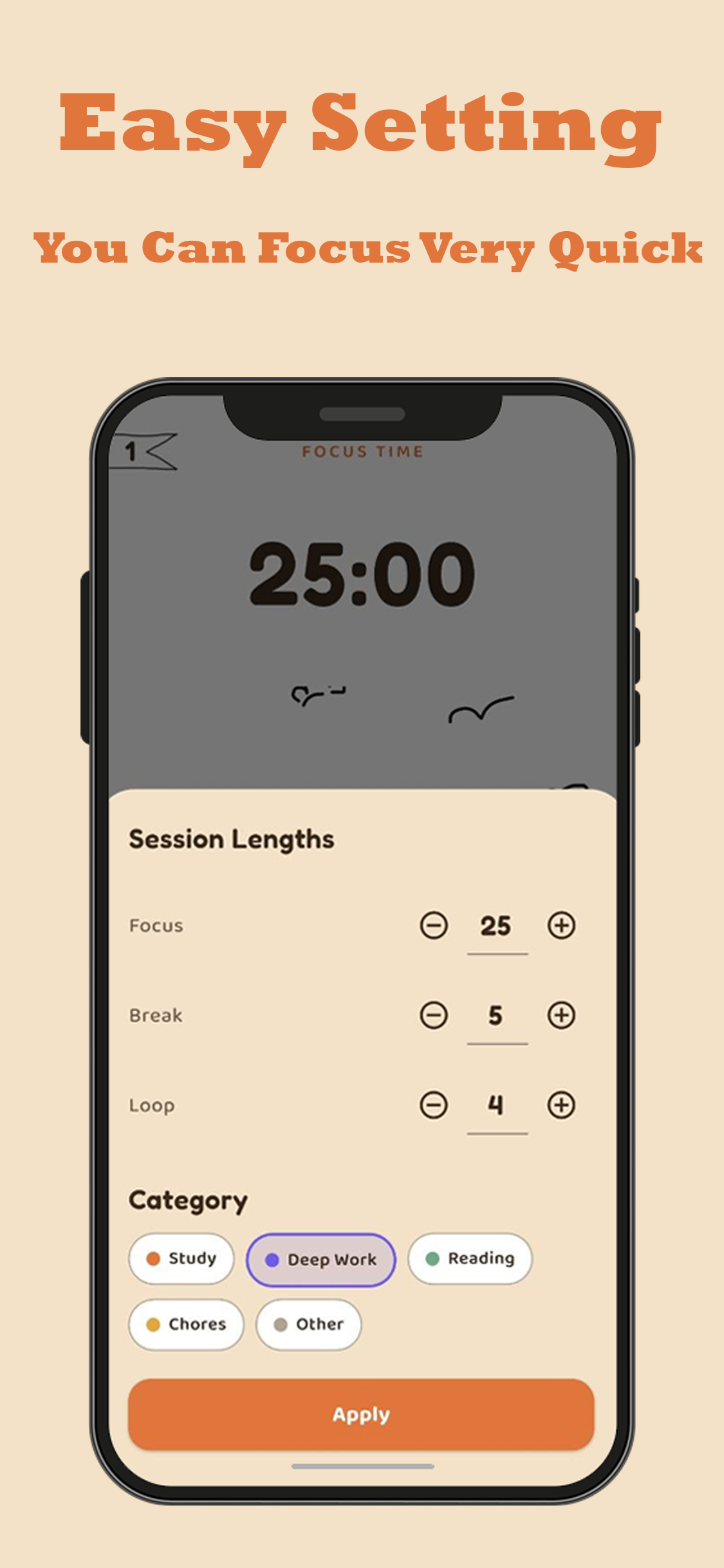 Session length and category settings