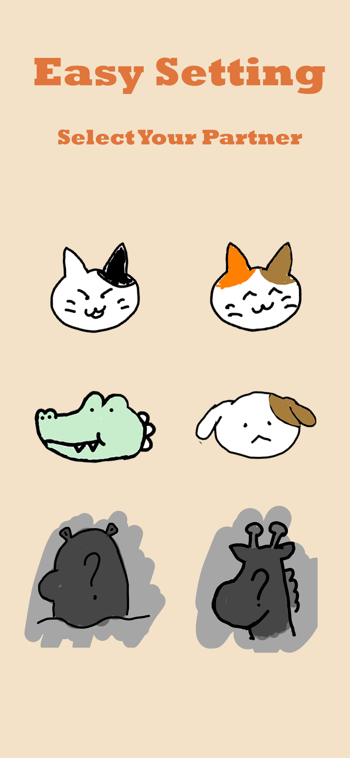 Choose your animal partner